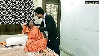 Desi step mother in law fucked overwrought daughter husband! Viral jobordosti sex with audio