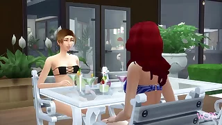 [TRAILER] best friends having fun concerning the pool with tons of soaking pussy